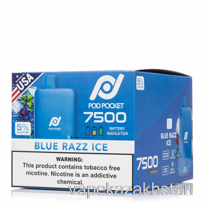 Vape Smoke [10-PACK] Pod Pocket 7500 Disposable